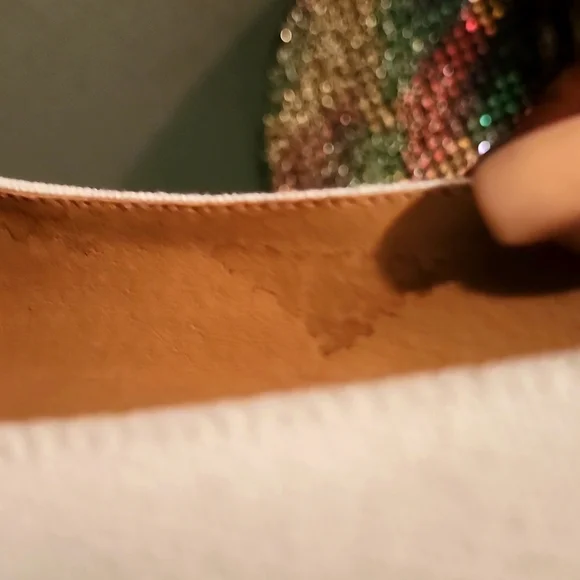 Viscata Barcelona white and tan Espadrille Wedges Size 39(9) EUC - Picture 9 of 11